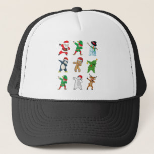 Casquette Dabbing Père Noël Elf Friends Christmas Kids Boys 