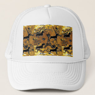 Casquette Dachshund Or