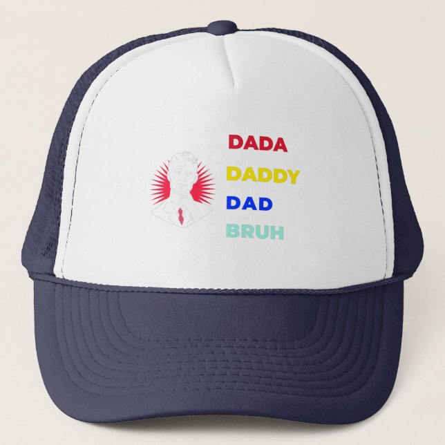 Casquette Dada papa papa Bruh (Devant)