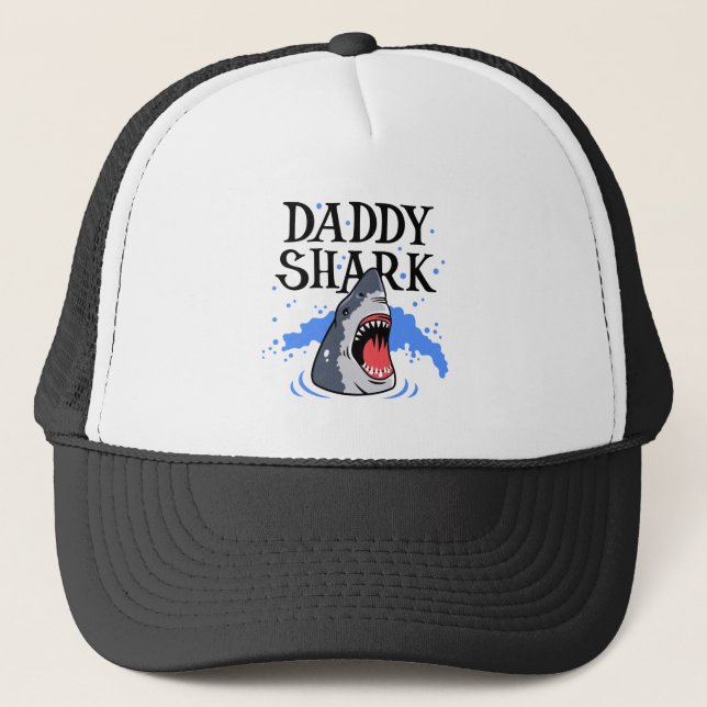 Casquette Daddy Shark - Grand Blanc (Devant)