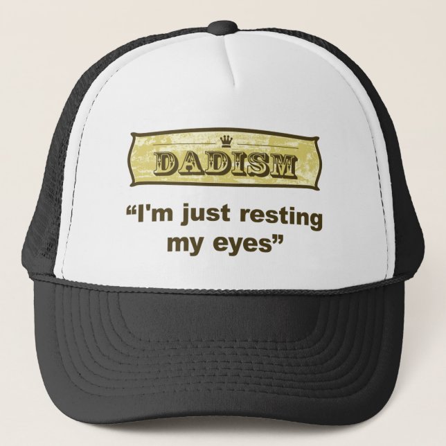 Casquette Dadism - je repose juste mes yeux (Devant)