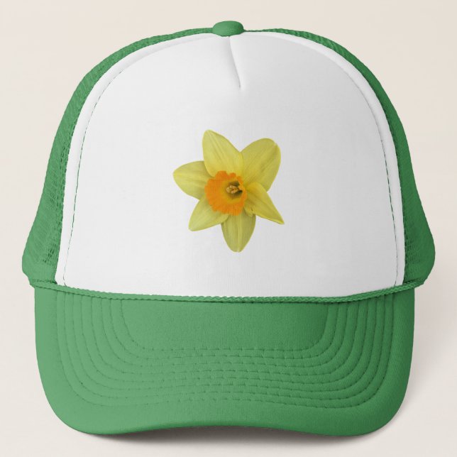 Casquette Daffodique de printemps jaune (Devant)