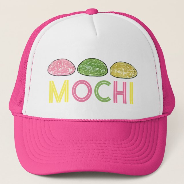 Casquette Daifuku Mochi Nouvel An Japonais Gâteau de riz (Devant)