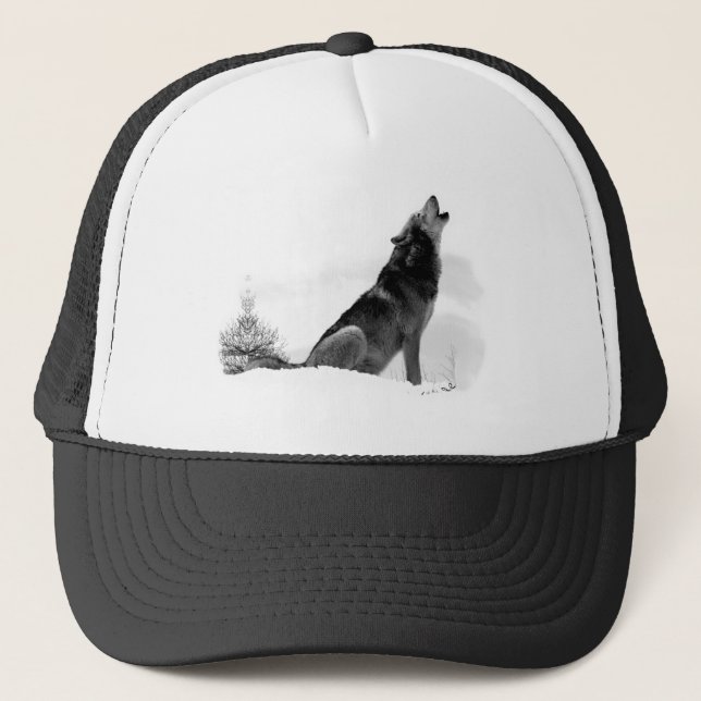 Casquette d'Alaska de loup de bois de construction (Devant)