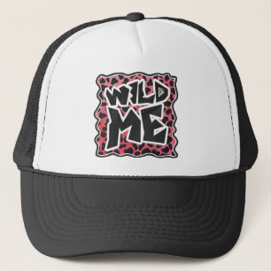 Casquette Dalmatie Noir et Rouge avec moi sauvage