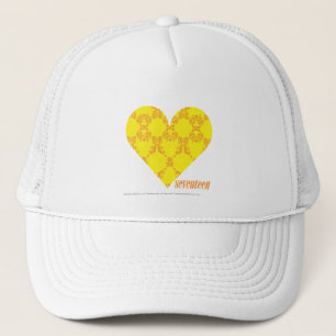 Casquette Damassé 4 jaune-orange