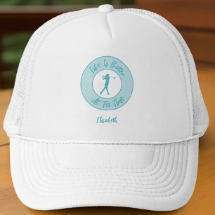 Casquette Dames de golf drôle golfeuse heure de départ sarce