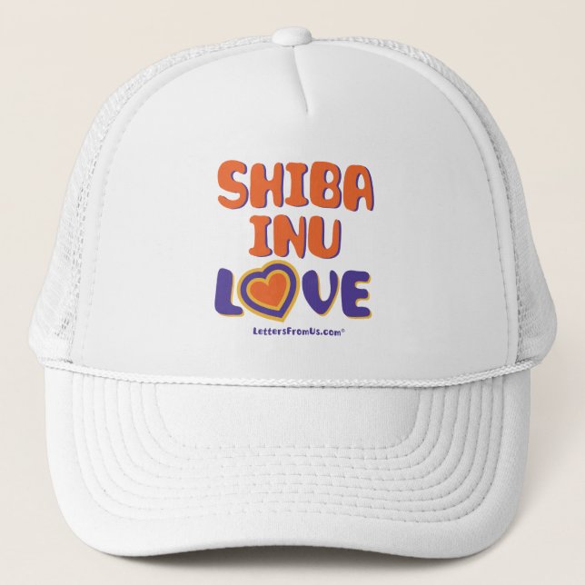 Casquette d'amour Shiba Inu (Devant)