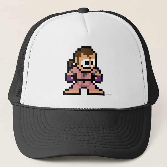 Casquette Dan à 8 bits (Devant)
