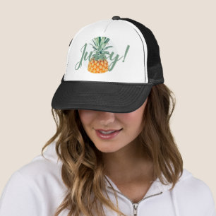 Casquette D'Ananas Pale, Juché Et Élégant