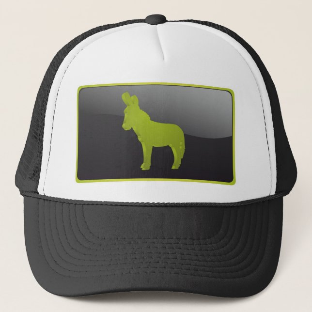 Casquette d'âne de partie de Démocrate (vert) (Devant)