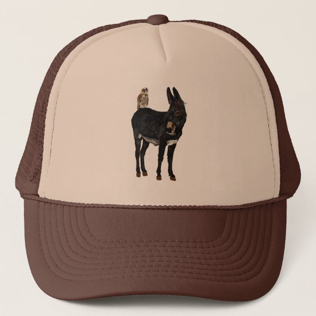 Casquette d'ÂNE et de HIBOU d'INDIGO (Devant)