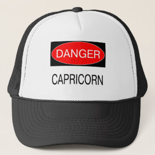 Casquette Danger - Capricorne T-Shirt Drôle D'Astrologie Cha