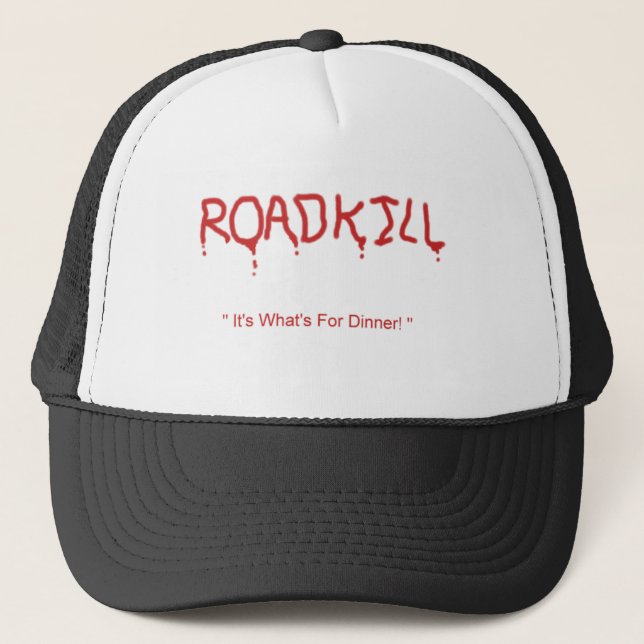 Casquette d'animal tué sur une route (Devant)