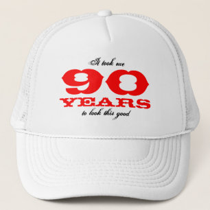 casquette d'anniversaire de 90 ans Âge personnali