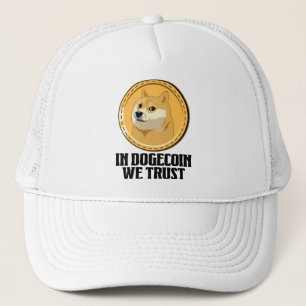 Casquette Dans Dogecoin Nous faisons confiance à Crypto Cryp