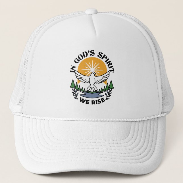 Casquette Dans l’Esprit de Dieu, nous nous élevons - Foi et  (Devant)