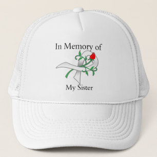 Casquette Dans la mémoire de ma soeur - cancer de poumon