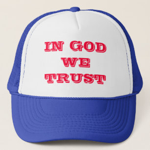 CASQUETTE DANS UN DIEU NOUS FAISONS CONFIANCE