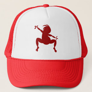 Casquette Danse rouge Kokopelli