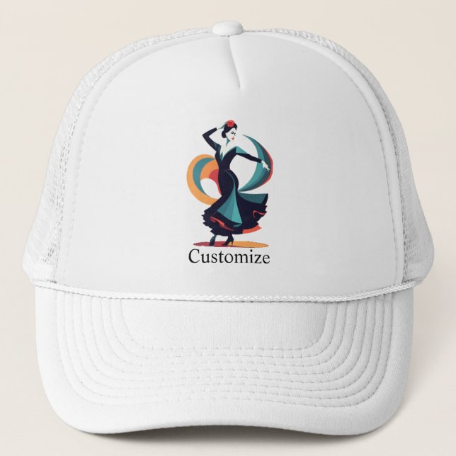 Casquette Danseuse flamenco Thunder_Cove (Devant)