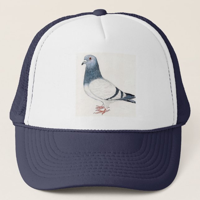 Casquette d'art d'oiseau de "pigeon" (Devant)