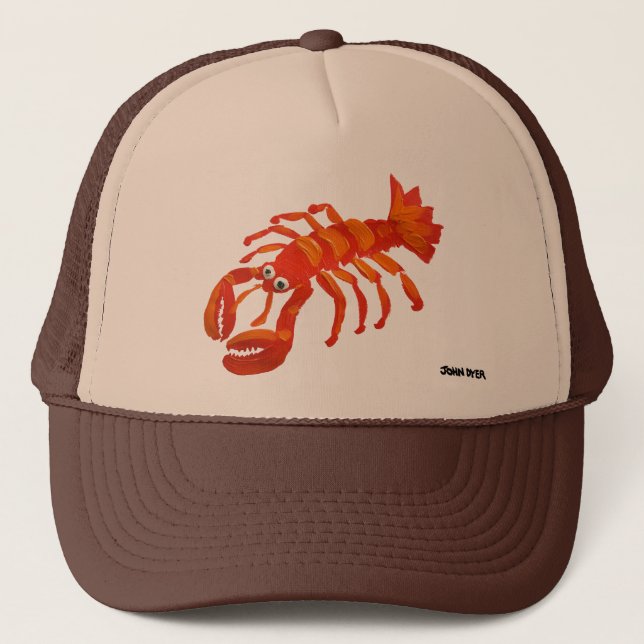 Casquette d'art : Homard cornouaillais de Padstow (Devant)