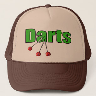 Casquette Darts avec 3 fléchettes