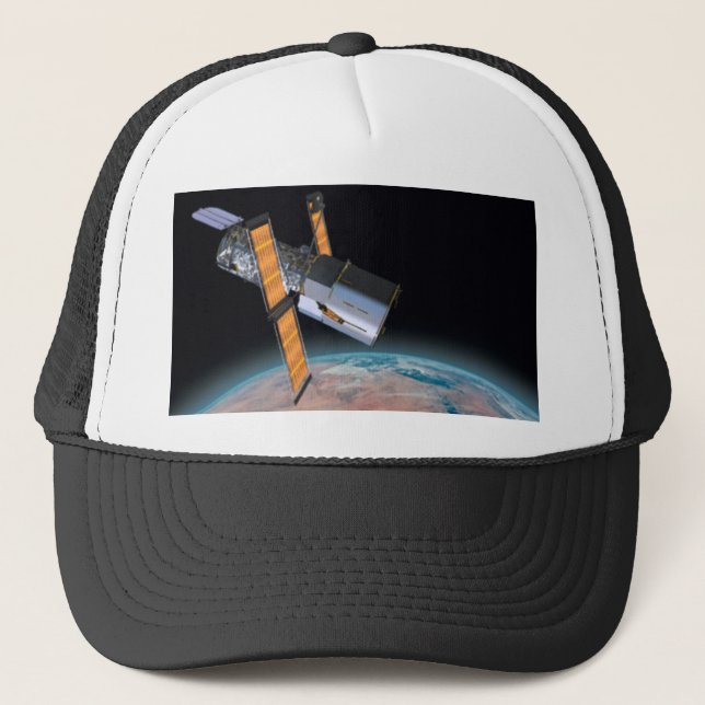 Casquette d'astronomie d'espace de télescope (Devant)