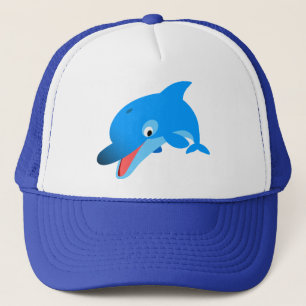 Casquette dauphin à caricature à sonneries mignonn