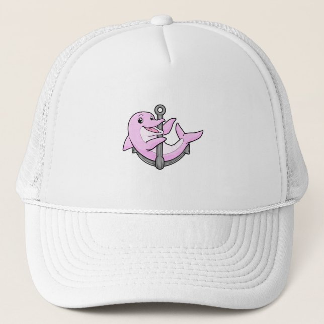 Casquette Dauphin avec Ancre (Devant)