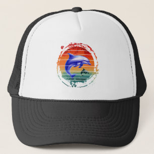 Casquette Dauphins Créatures Marines Vintage