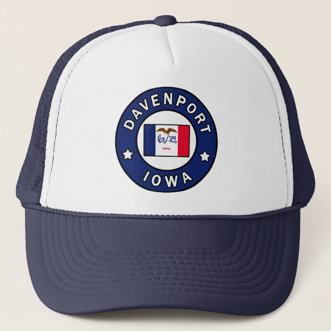 Casquette Davenport Iowa (Devant)