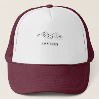 Casquette d'aventure ambitieux