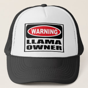 Casquette d'avertissement de PROPRIÉTAIRE de LAMA