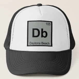 Casquette Db - Daytona Beach Florida City Symbole de chimie