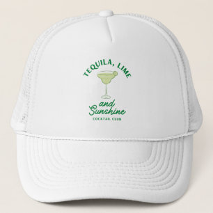 casquette de bachelorette tequila lime et soleil