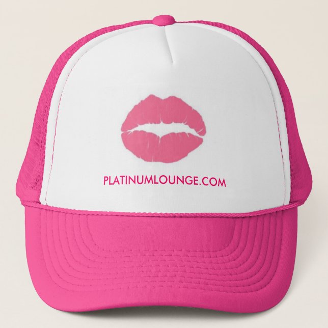 Casquette de baiser de salon de platine (Devant)