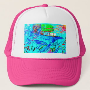 casquette de baleines à bosse