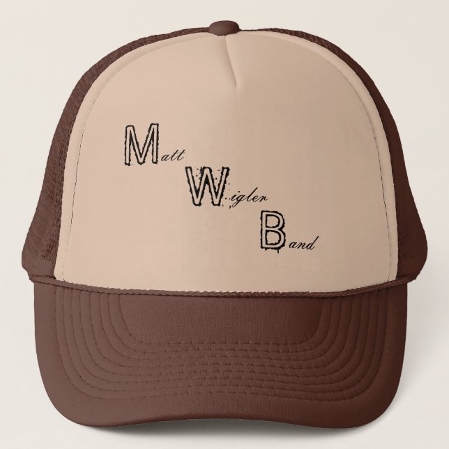 Casquette de bande de Matt Wigler (Devant)