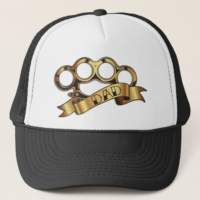 Casquette de bannière de PAPA de tatouage (Devant)