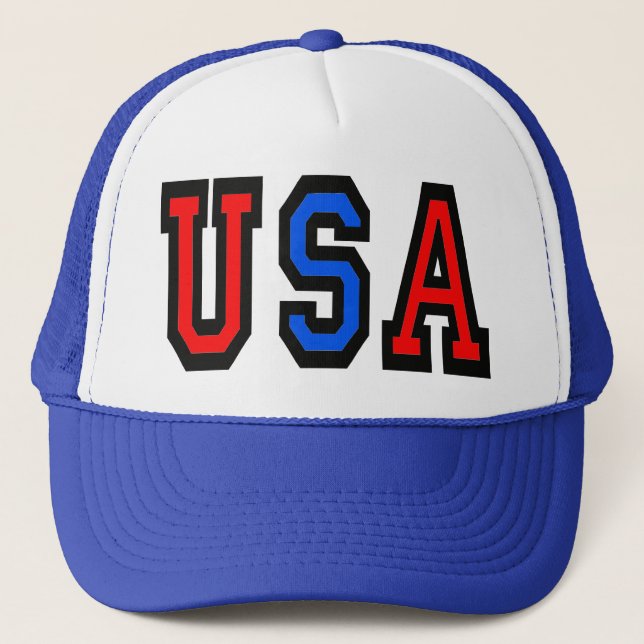 casquette de baseball 4 juillet USA (Devant)