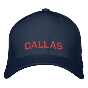 Casquette de baseball ajustable brodée Texas