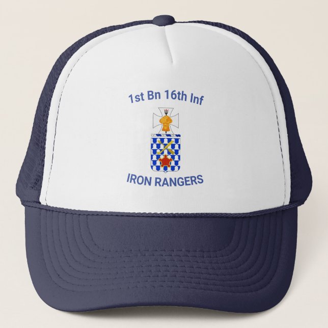 Casquette de baseball avec Crest de l'unité milita (Devant)