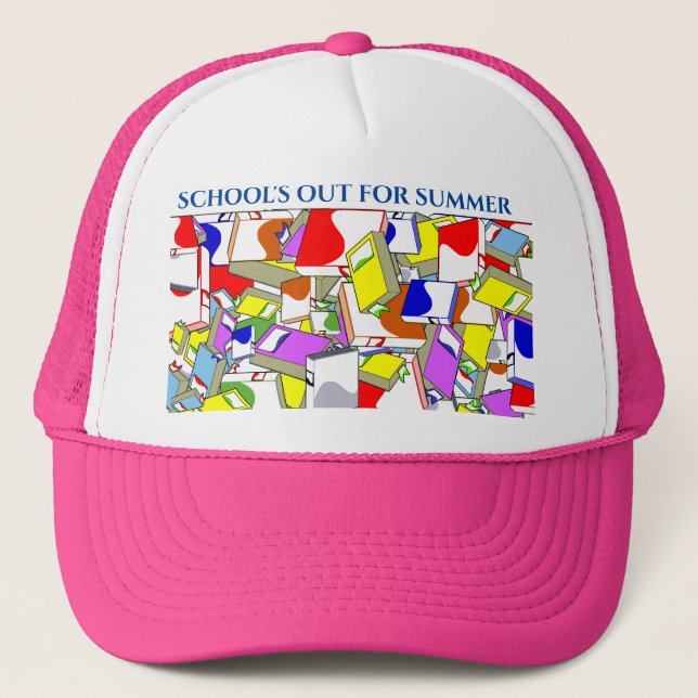 Casquette de baseball avec PINK & WHITE. "L'ÉCOLE  (Devant)