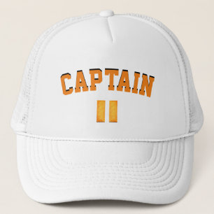 Casquette de baseball blanc du capitaine