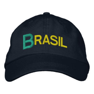Casquette de baseball brodé au Brésil