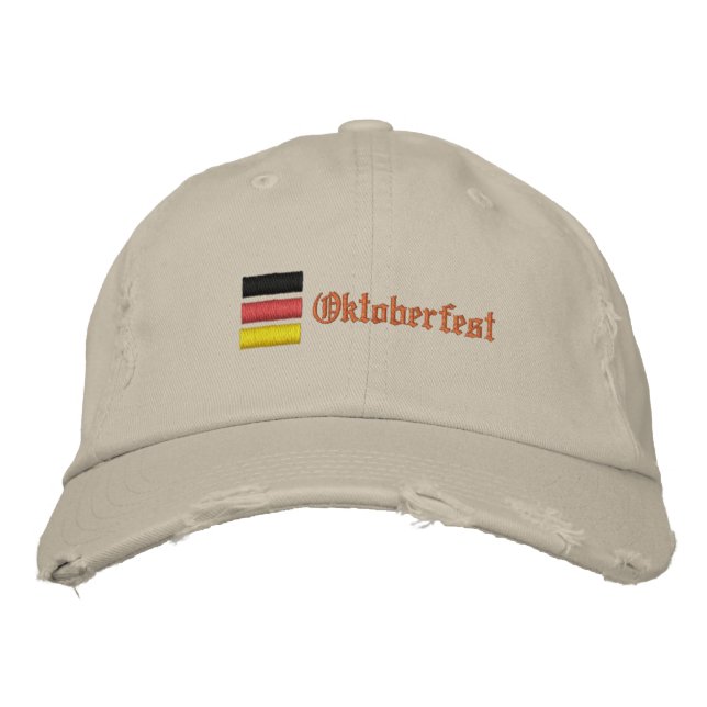 Casquette de baseball brodé de l'Oktoberfest (Devant)