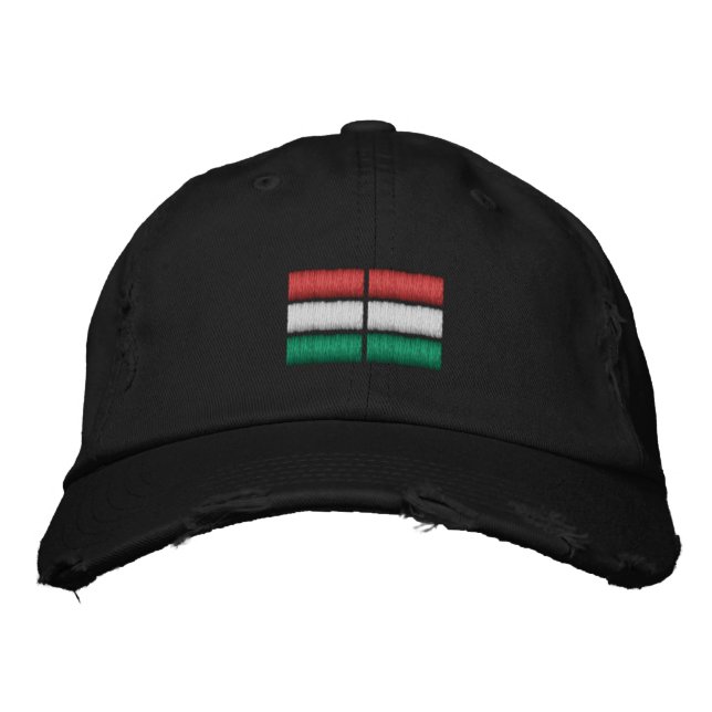 Casquette de baseball brodé du drapeau du Tadjikis (Devant)