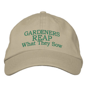 Casquette de baseball brodé Gardener